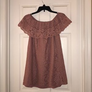 Off the shoulder dress